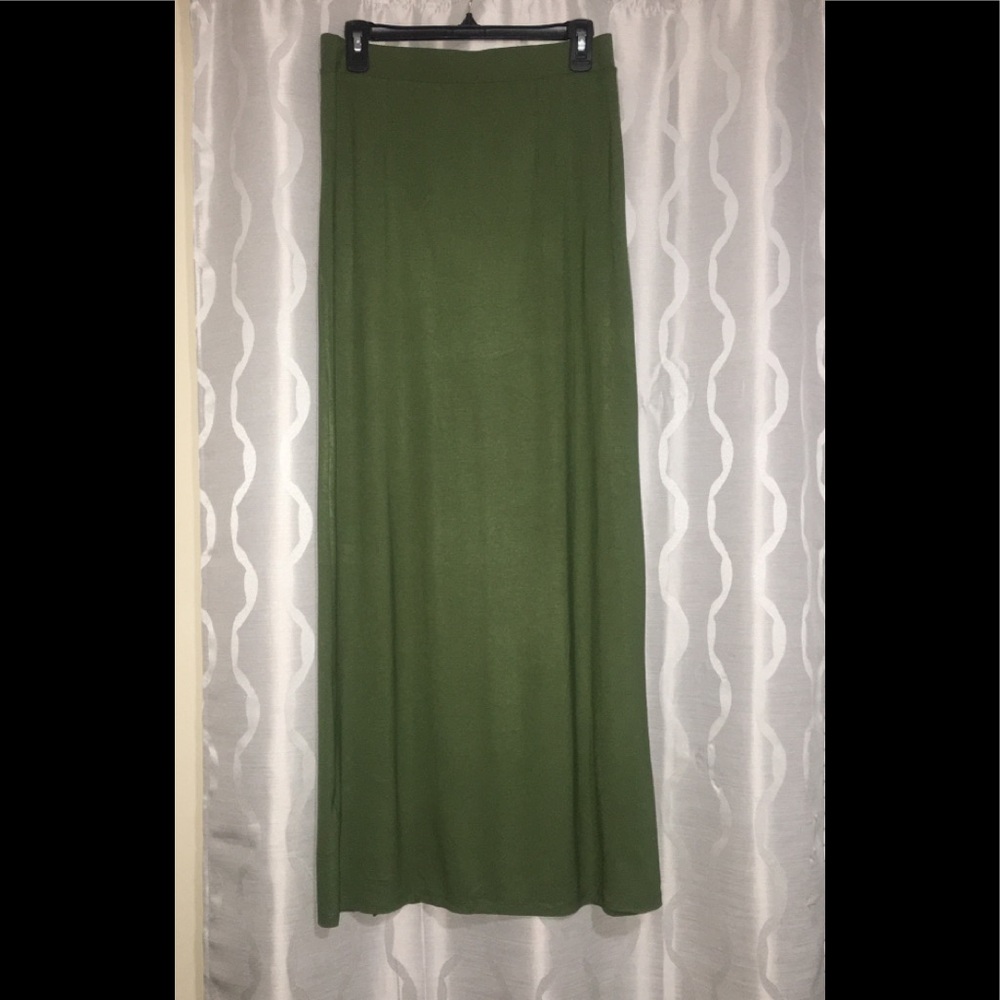 Women’s Topshop Double Slit Maxi Skirt - Picture 5 of 5